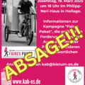 Absage! - Josefsempfang der KAB am 19. M&auml;rz um 18 Uhr in Hollage