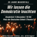 Wir lassen die Demokratie leuchten